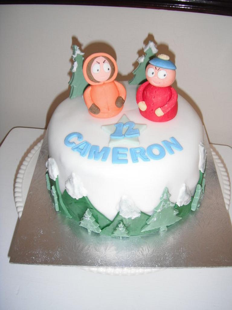 My first ever cake had to be Cartman :) : r/southpark