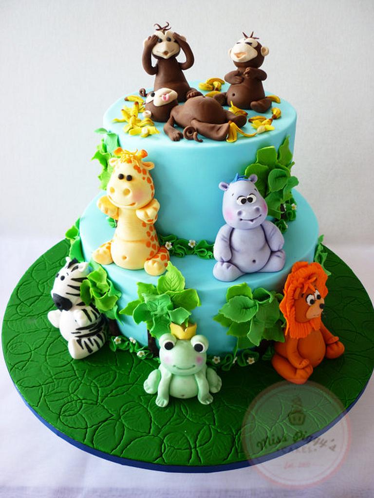 Party Animals - Cake by MissPiggy - CakesDecor