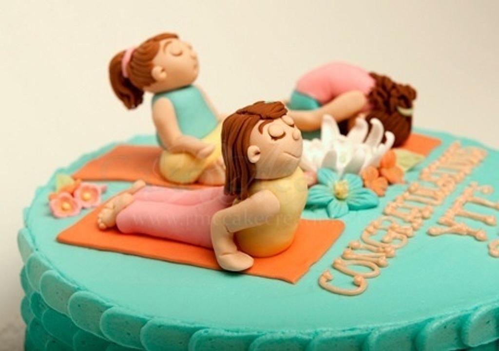 Yoga Cake Cake By Rmccakecreations Cakesdecor 8715