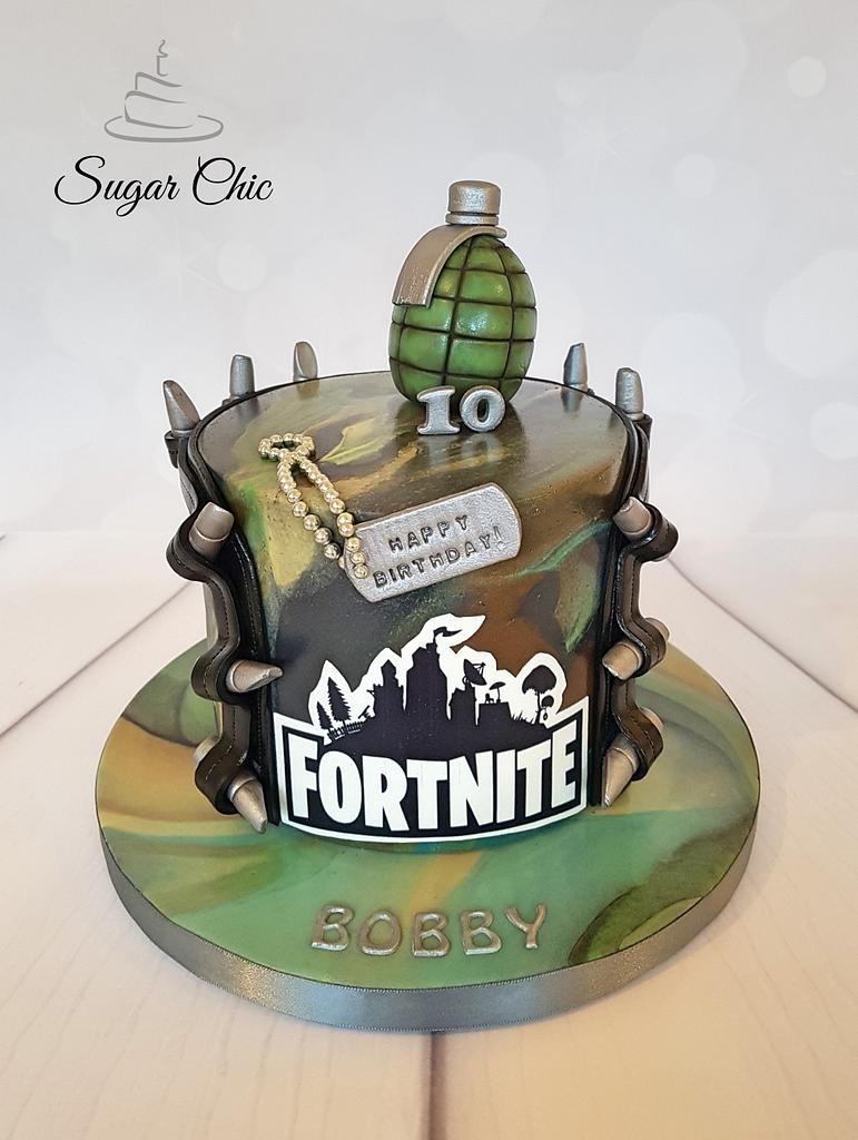 Fortnite Customisable Name and Age Gaming Birthday Cake Topper - UNOFFICIAL  | eBay