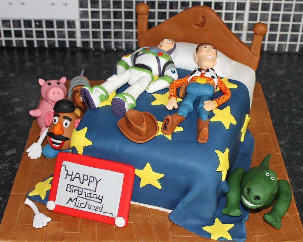 toy story andy's bed