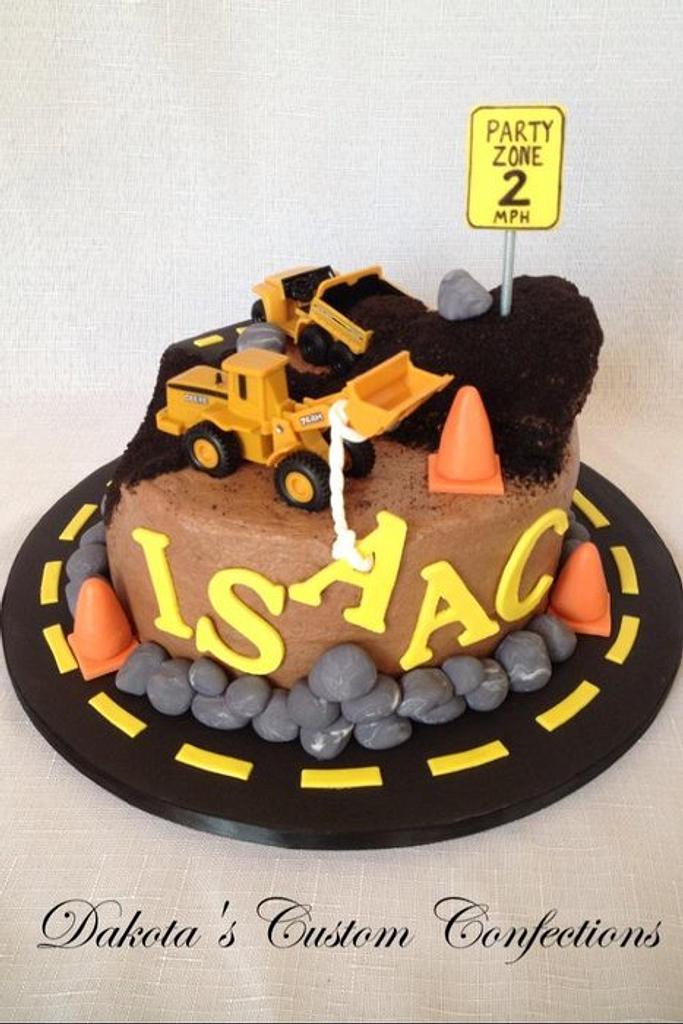 Construction themed 1st birthday cake! : r/Baking