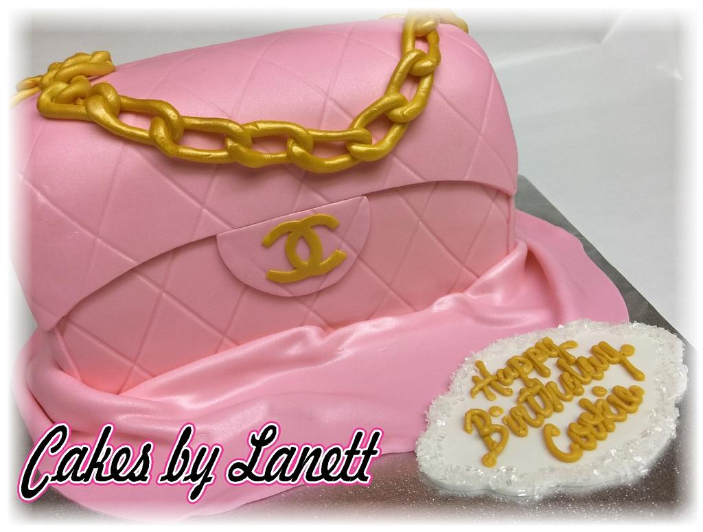 Chanel Handbag Cake - dreamydelightsbysidra.com