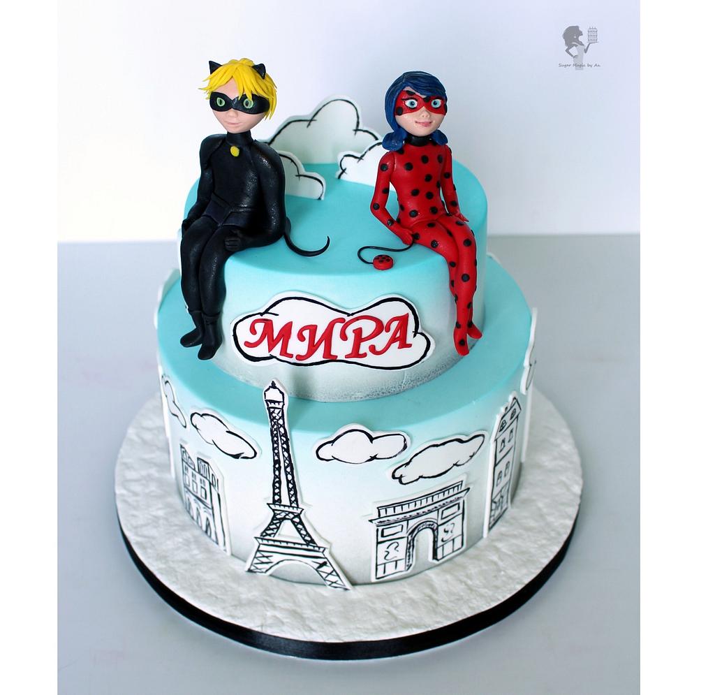 Discover more than 79 ladybug and cat noir cake latest 