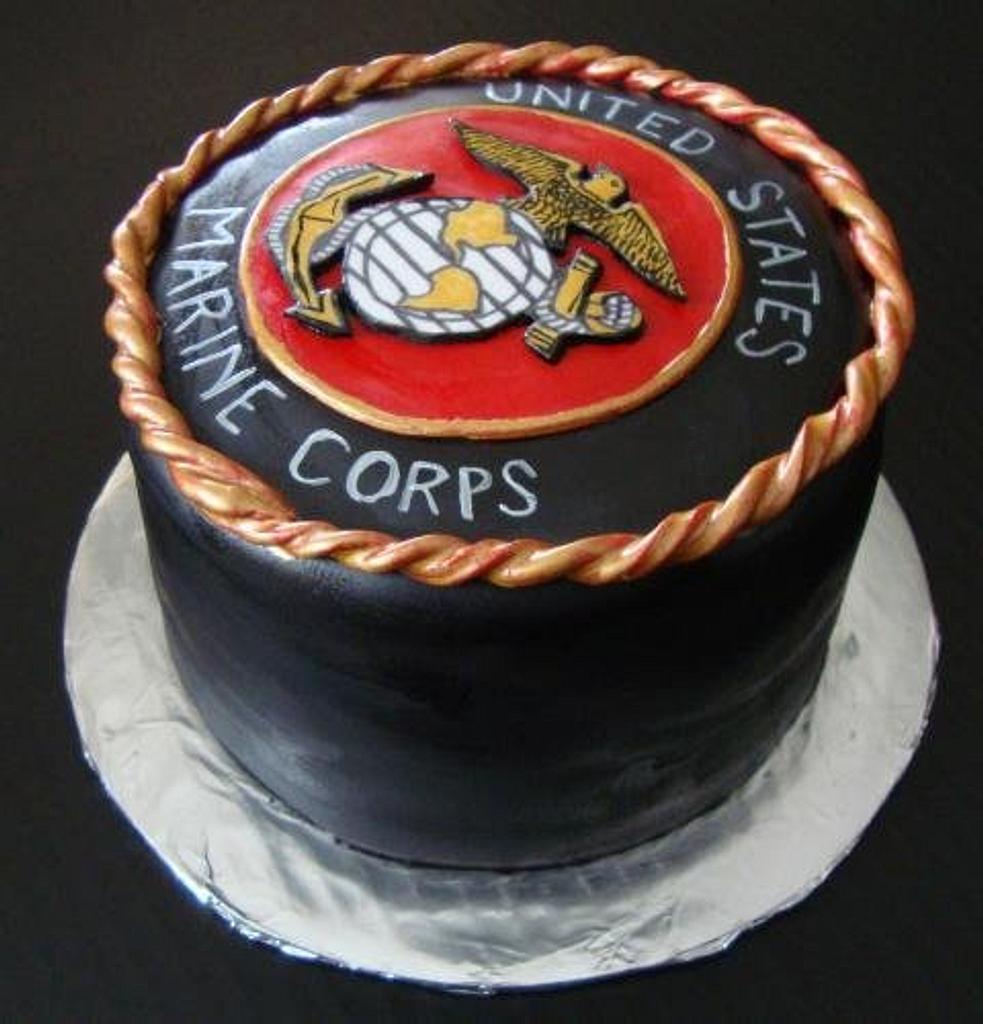 United States Marine Corp Birthday Cake - Cake by - CakesDecor