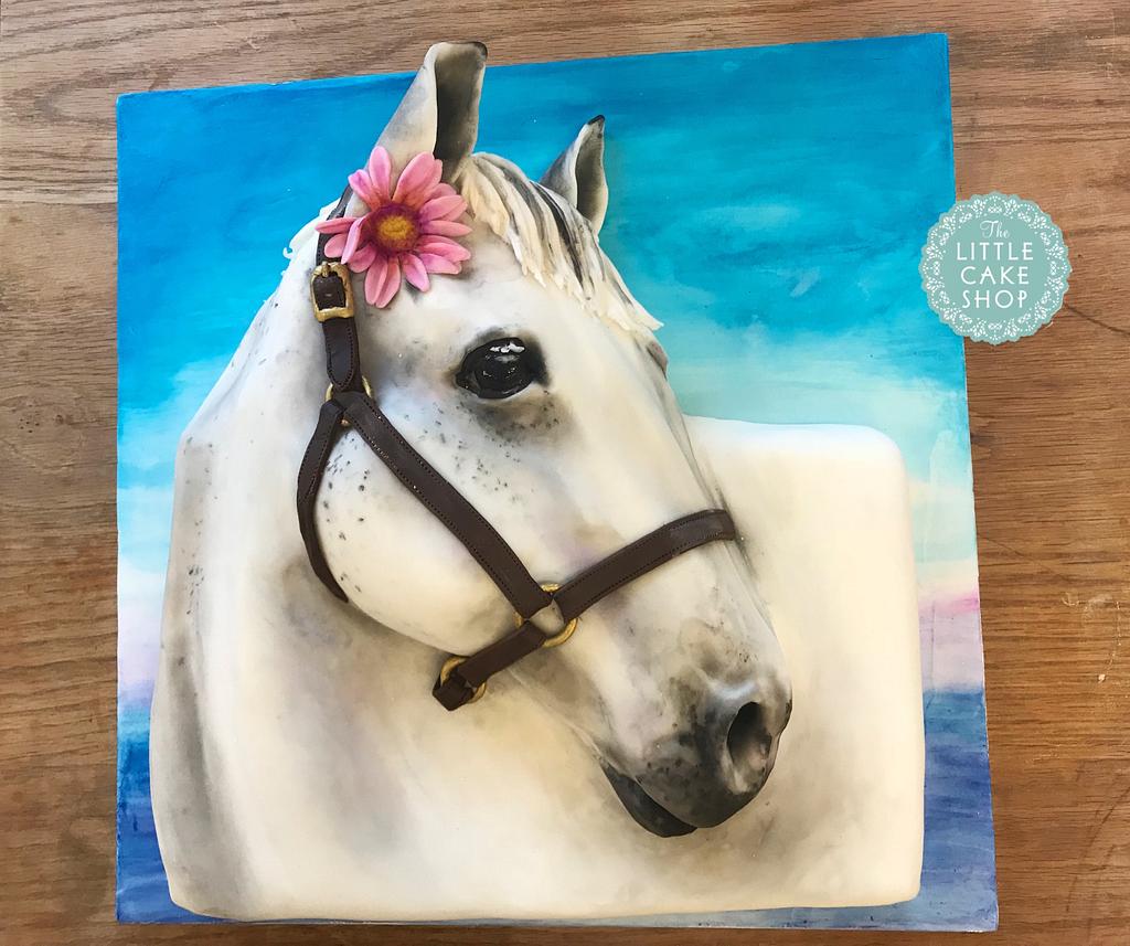 3D Horse Head Cake - CakeCentral.com