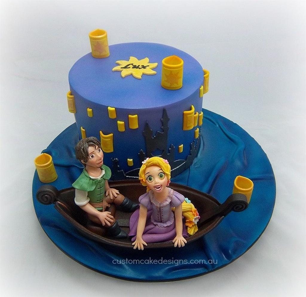 Terrific Tangled Cake - Between The Pages Blog