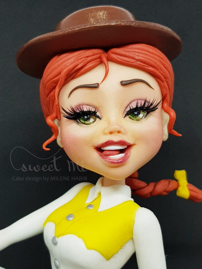 Jessie the spicy cowgirl - Decorated Cake by Milene Habib - CakesDecor