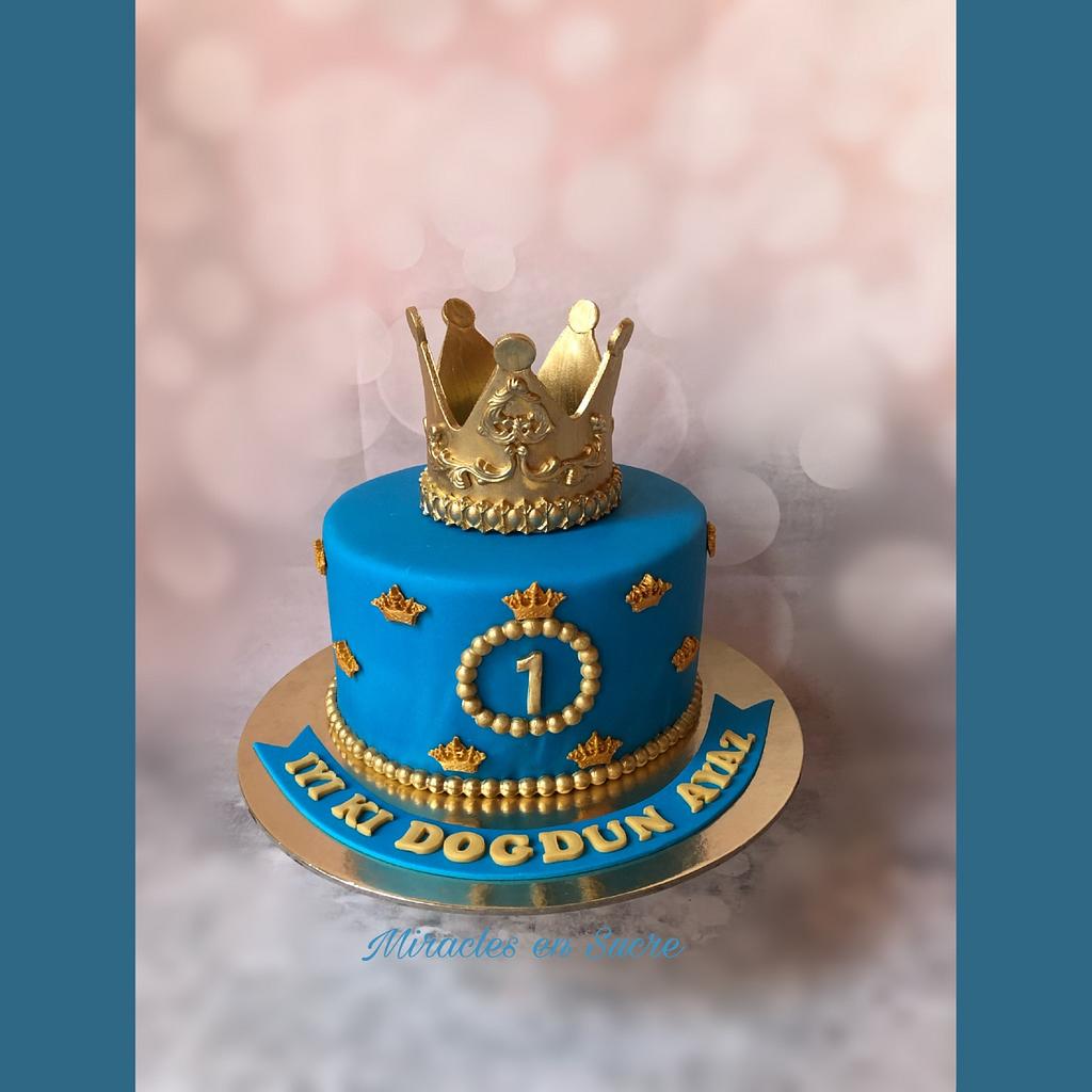 Prince Crown Cake Topper, Boy Birthday King, First Birthday, It's A Boy  Baby Shower Cake Topper, Gender Reveal Party Decoration - AliExpress