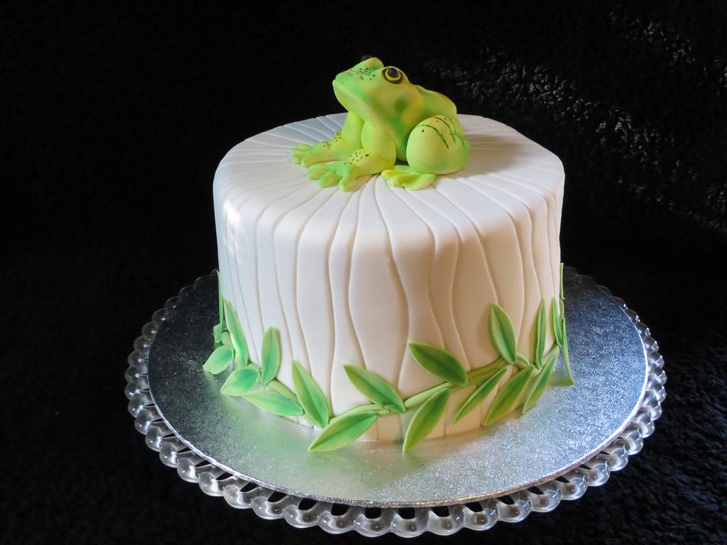 Frog Shaped Cake - CakeCentral.com