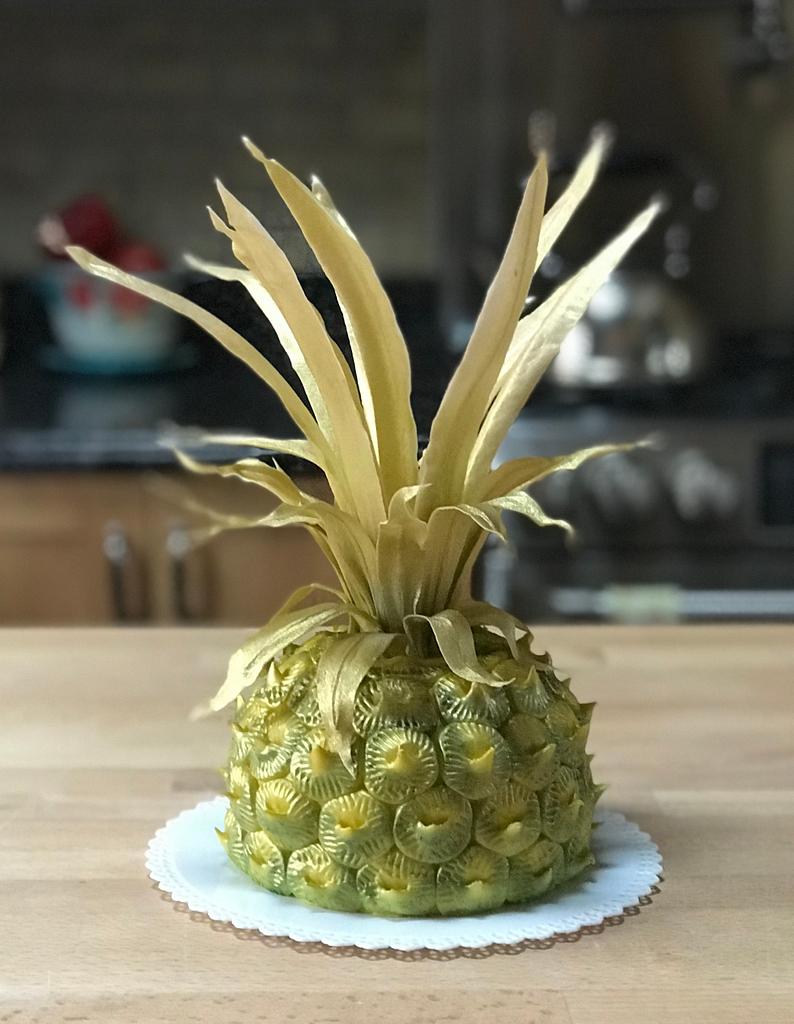 Pineapple Cake Topper Cake by Pattie Cakes CakesDecor