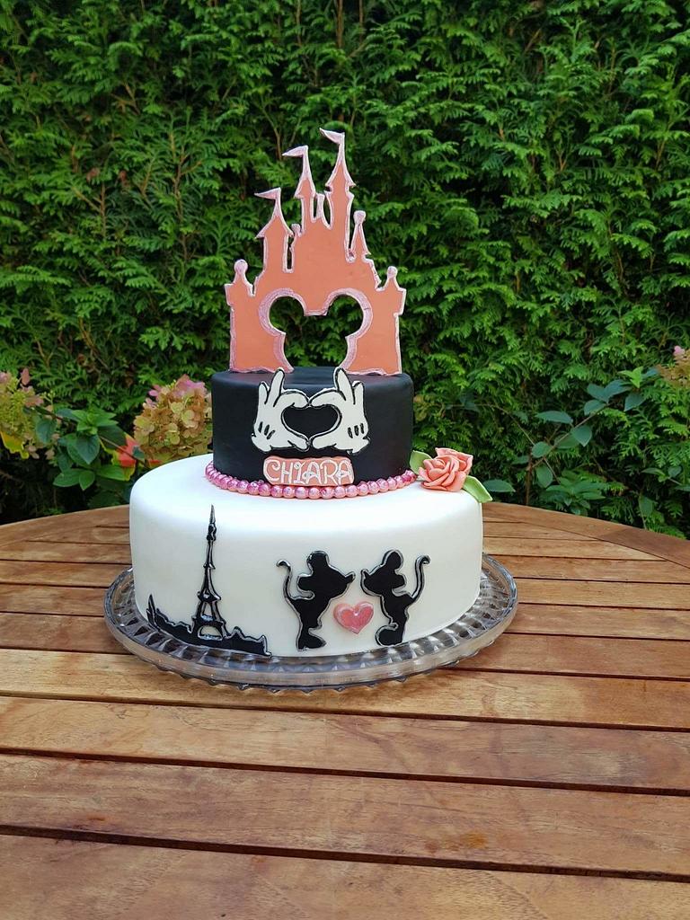 Disneyland-themed cake I made for my friend's birthday today. I'm really  proud of it... : r/Disneyland