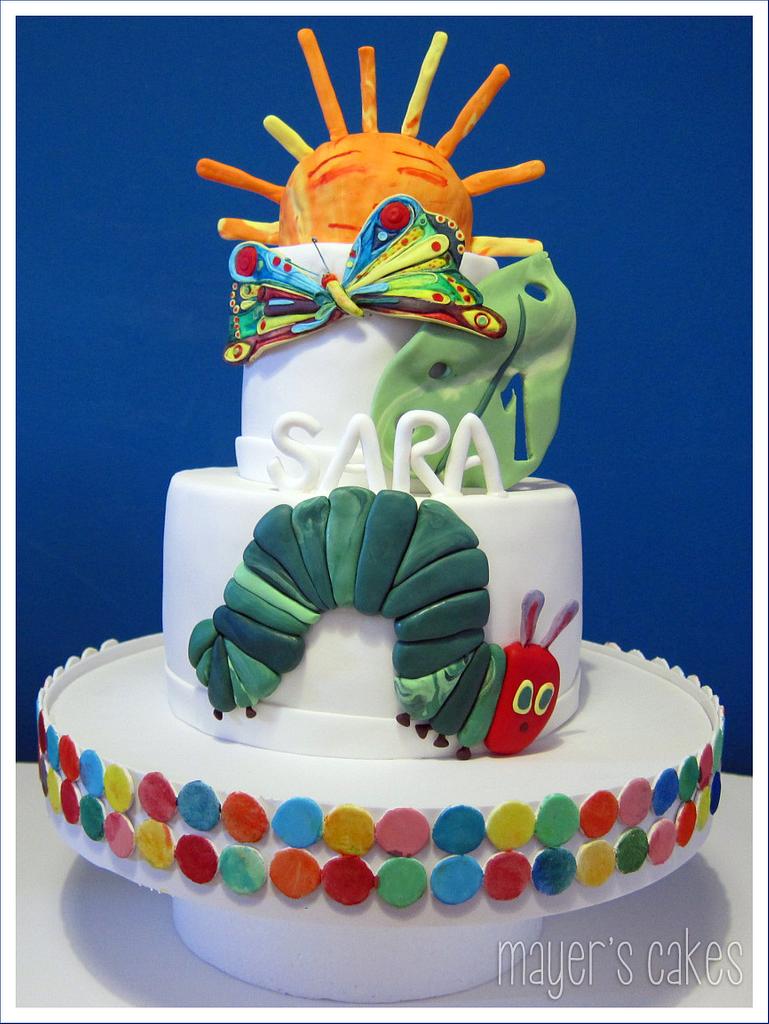 The Very Hungry Caterpillar - La Oruga Glotona - - CakesDecor