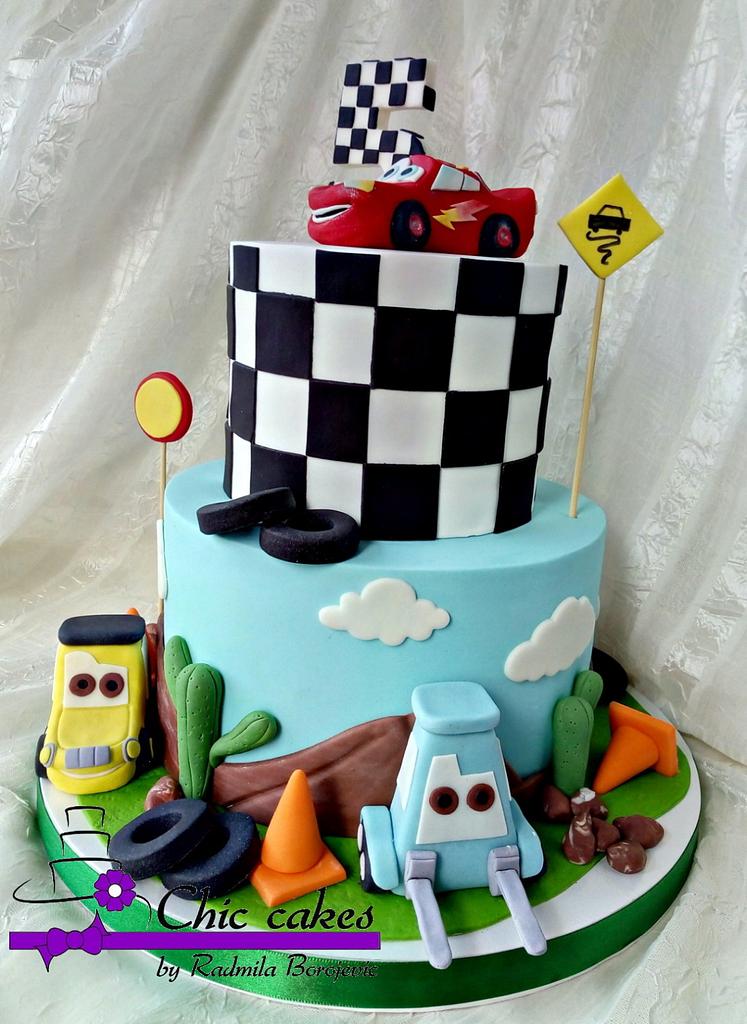 McQueen car cake - Cake by Radmila - CakesDecor