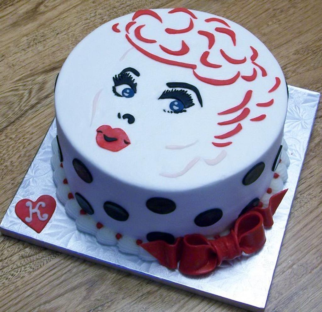 I Love Lucy Cake By Stephanie Dill Cakesdecor