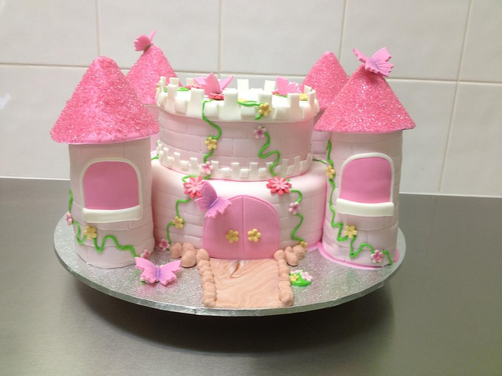 Tangled Princess Fondant Castle Cake - B0288 – Circo's Pastry Shop