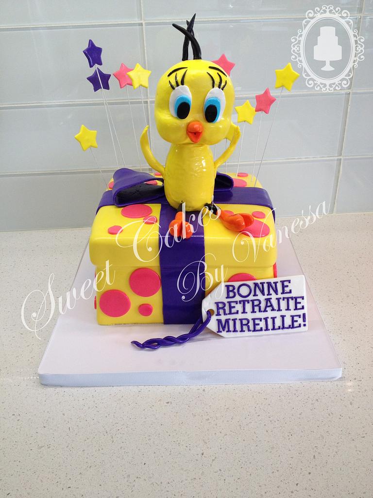 Tweety Bird Cake - Between The Pages Blog