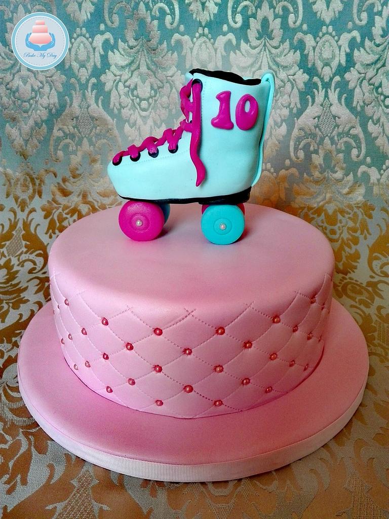 Rollerblade! - Decorated Cake by Rhona - CakesDecor