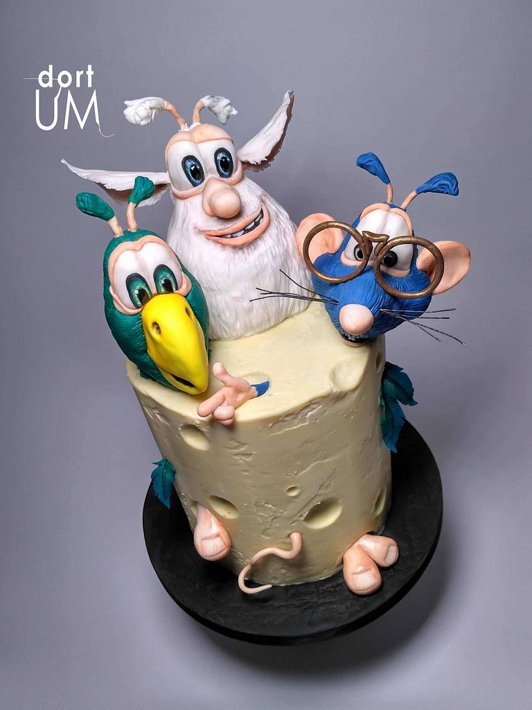 Booba and friends - Decorated Cake by dortUM - CakesDecor