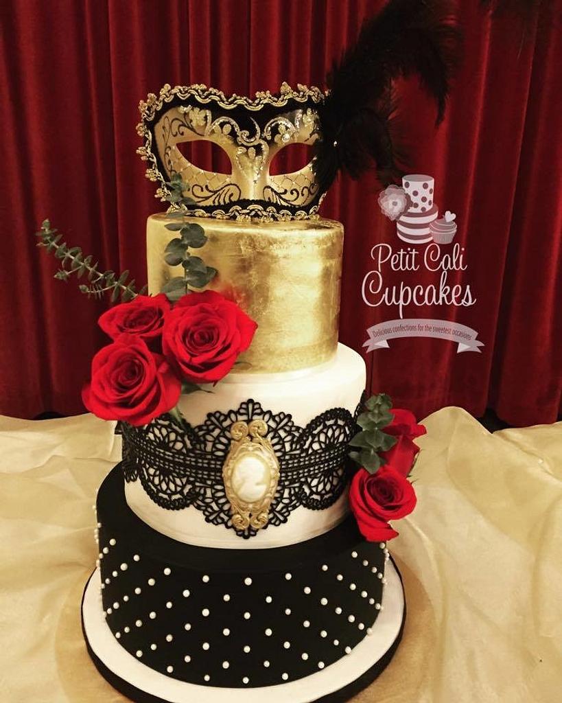 Masquerade Party Cake | Royalbake