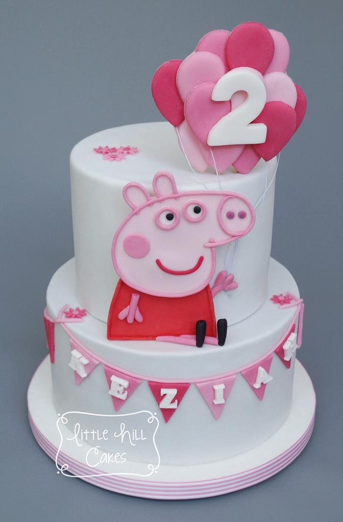 Peppa Pig Cake Cake By Little Hill Cakes Cakesdecor