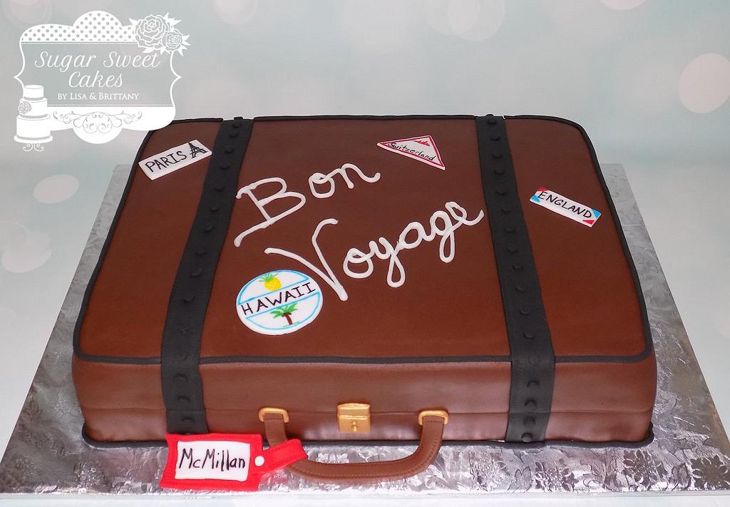 Bon Voyage Cake Topper - Etsy UK