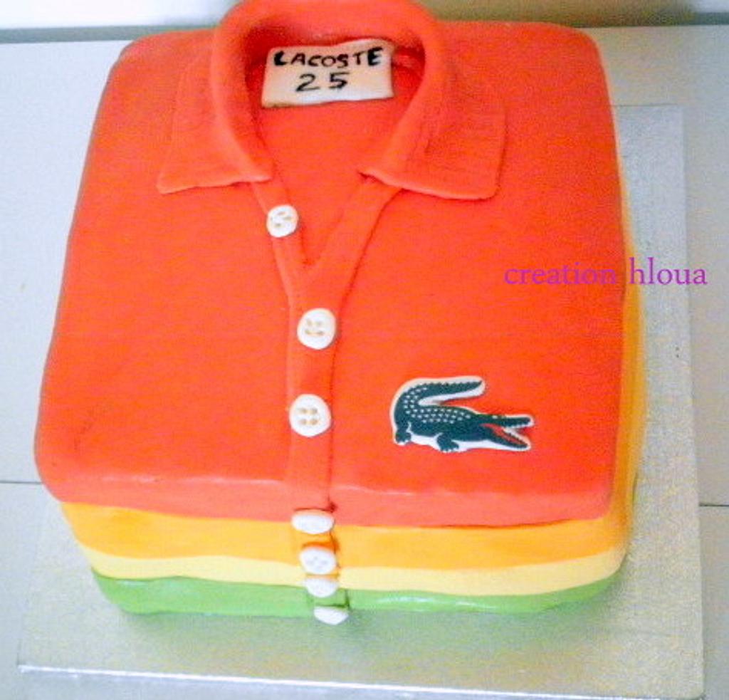 Gateau Tee Shirt Lacoste Cake By Creation Hloua Cakesdecor