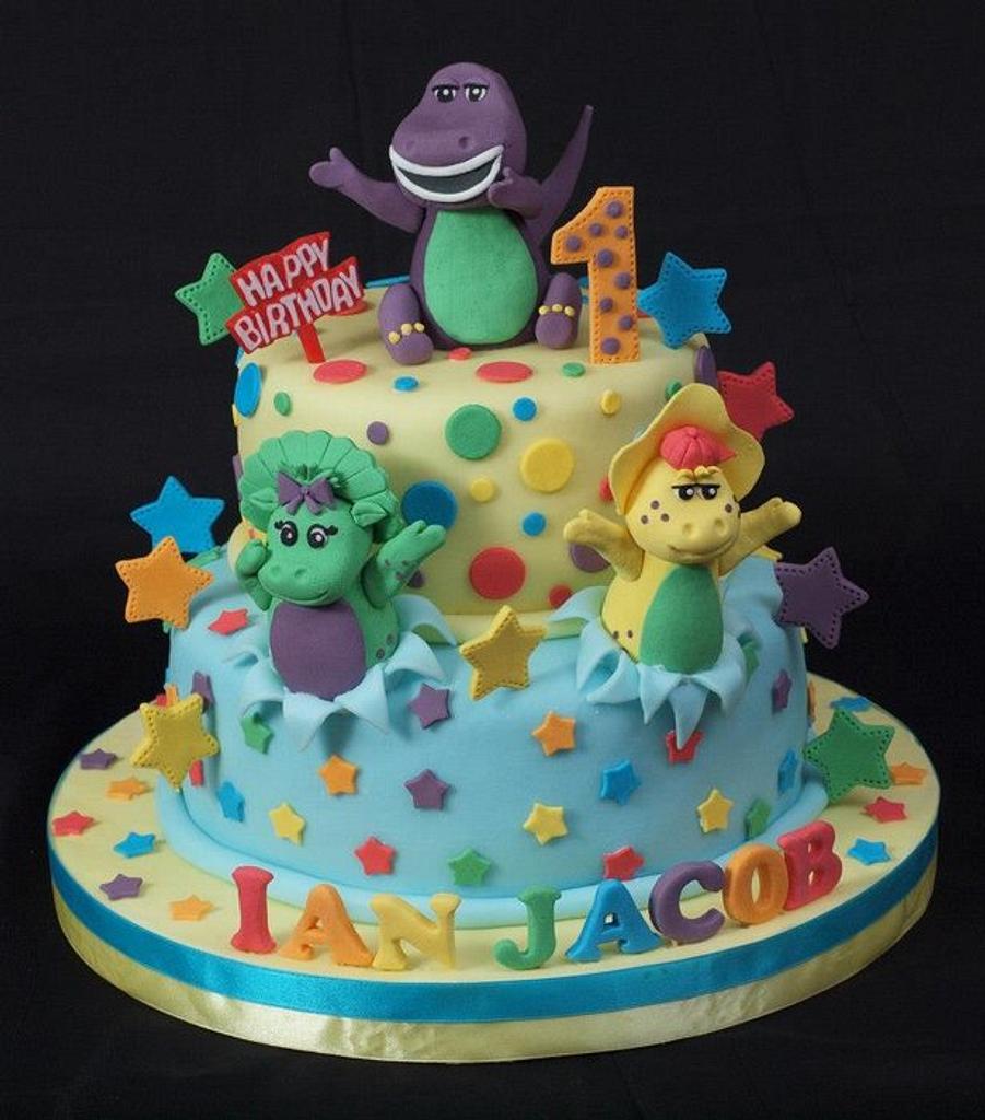 Barney & Friends Cake - Cake by xanthe - CakesDecor