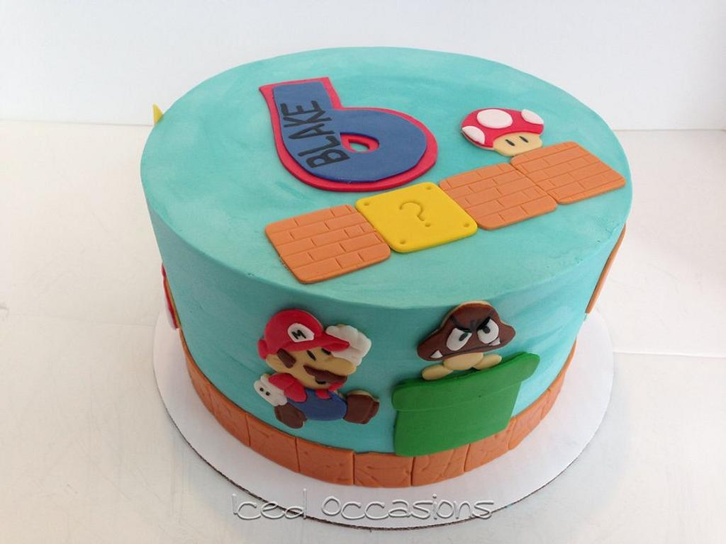 Super Mario Birthday Cake Cake By Morgan Cakesdecor