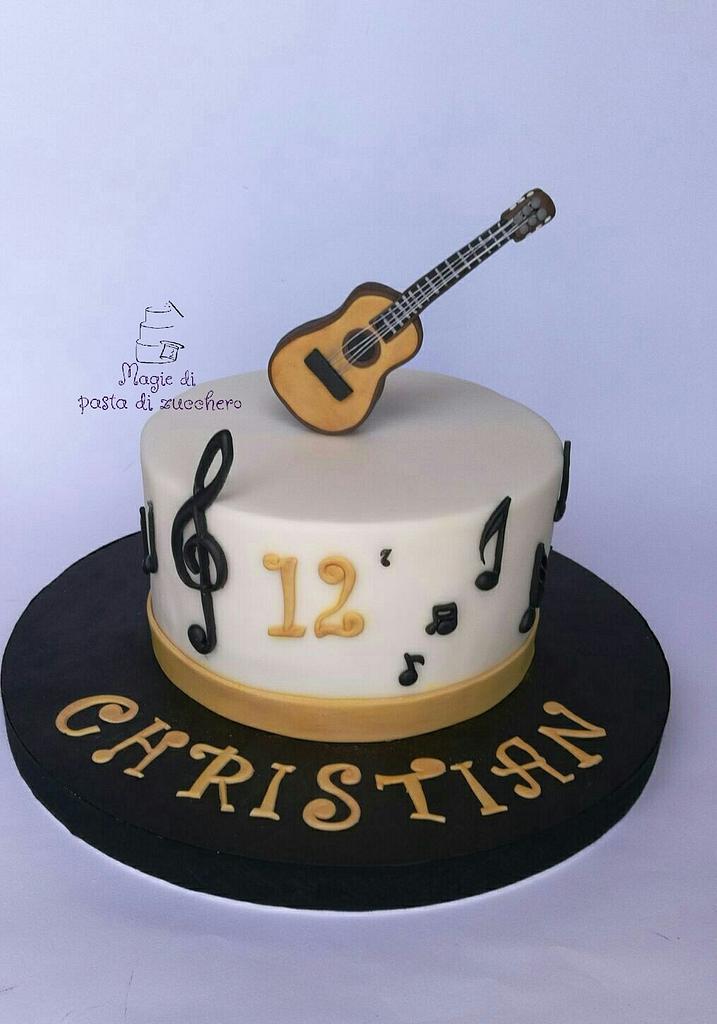 Guitar Buttercream Cake | Birthday Cakes