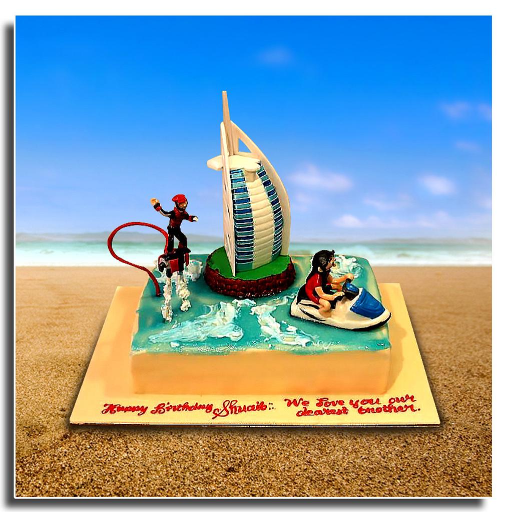 Burj Al Arab Cake - Decorated Cake by The House of Cakes - CakesDecor