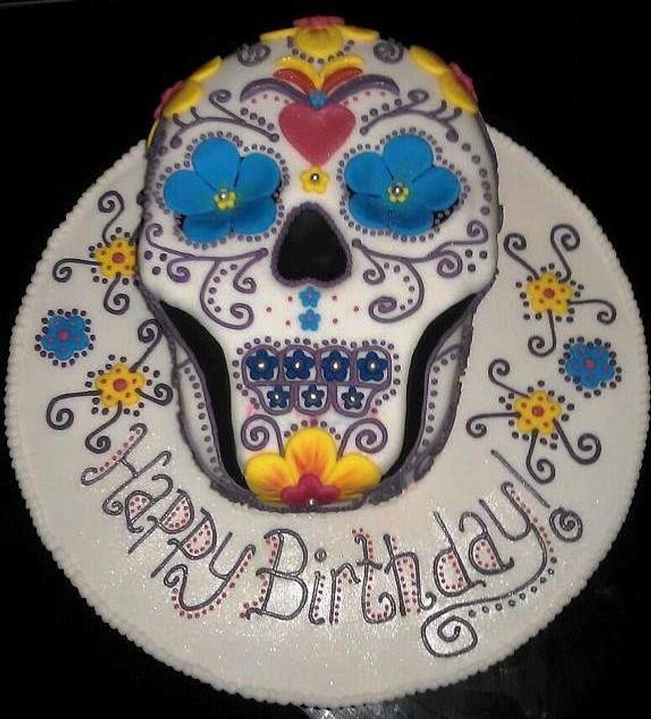 happy birthday sugar skulls