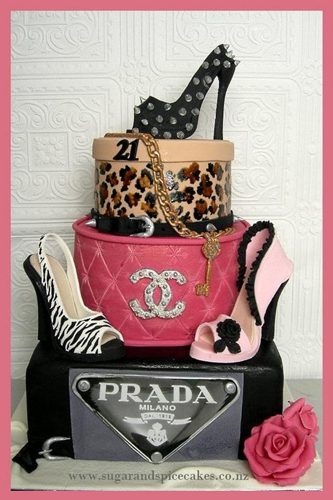 Designer Brands Sexy 21st ~ - Decorated Cake by - CakesDecor