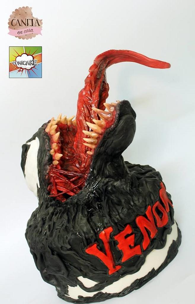Venom - Comicake2015 - Decorated Cake by - CakesDecor