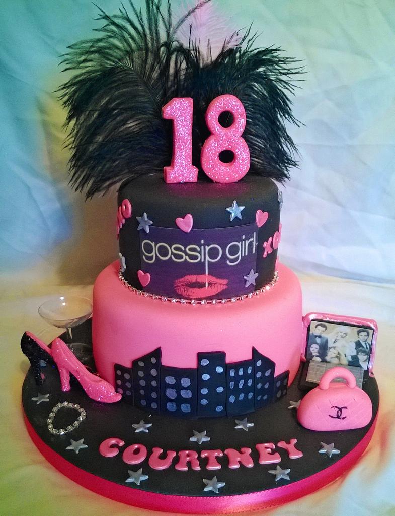 gossip girl - Decorated Cake by Brooke - CakesDecor