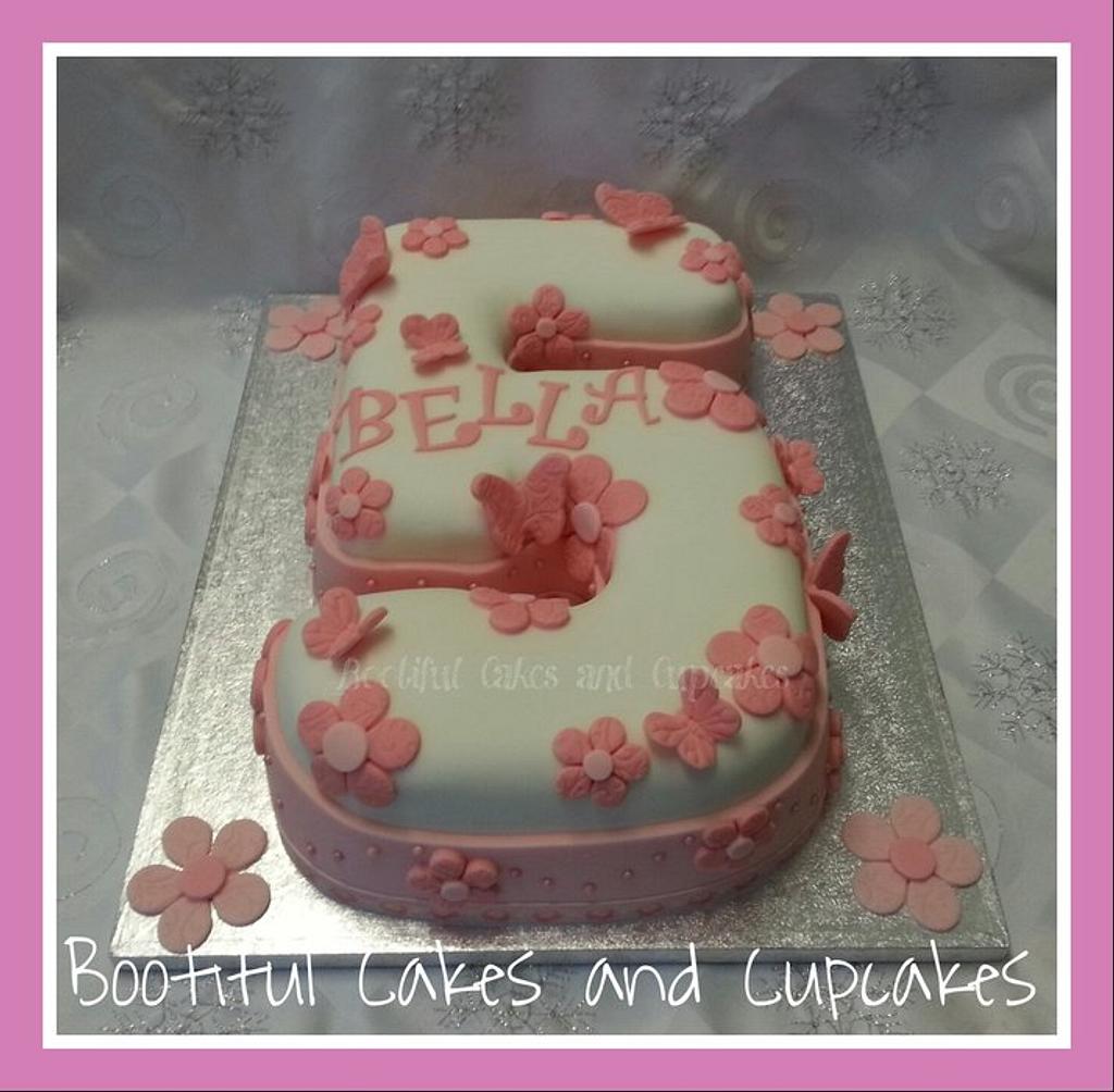 Number 5 cake – Little Peach Cakery