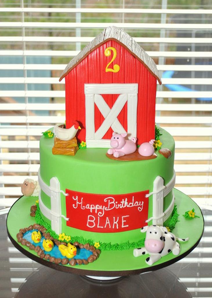 Barn Cake - Cake by Hope Crocker - CakesDecor