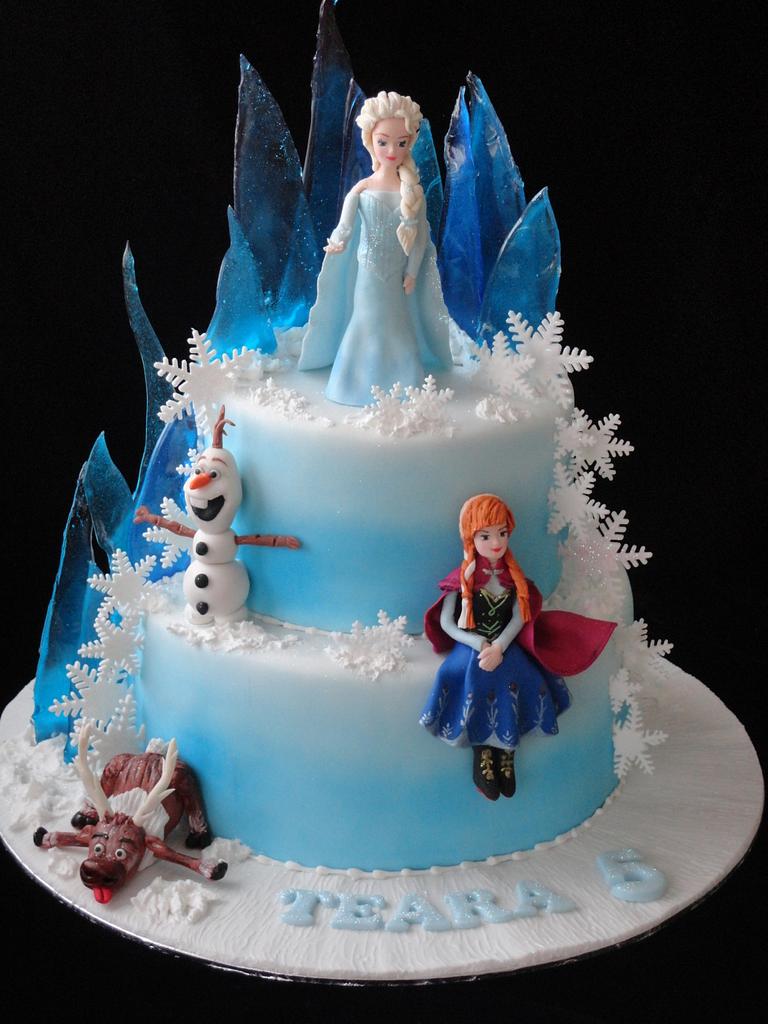 Disney Frozen cake - Decorated Cake by Bella - CakesDecor