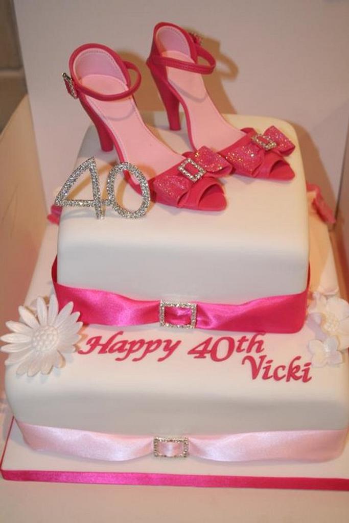 Vic and 2024 bob shoe cake