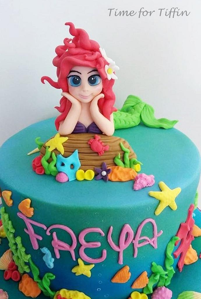 The little mermaid - Cake by Time for Tiffin - CakesDecor