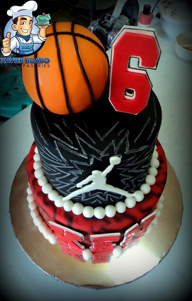 Air Jordan Bday cake Cake by Xavier Boado CakesDecor