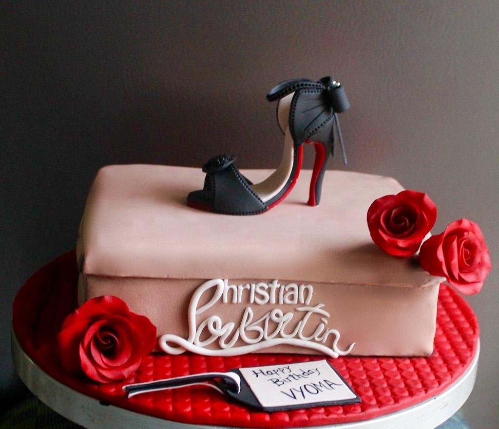 sweet fantasies on X: Joint Birthday cake, Christian Louboutin