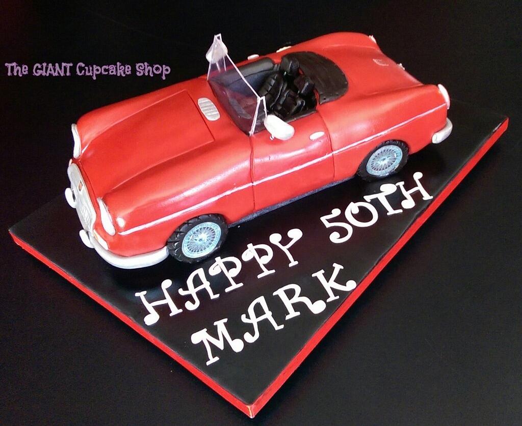 MGB car - Cake by Amelia Rose Cake Studio - CakesDecor