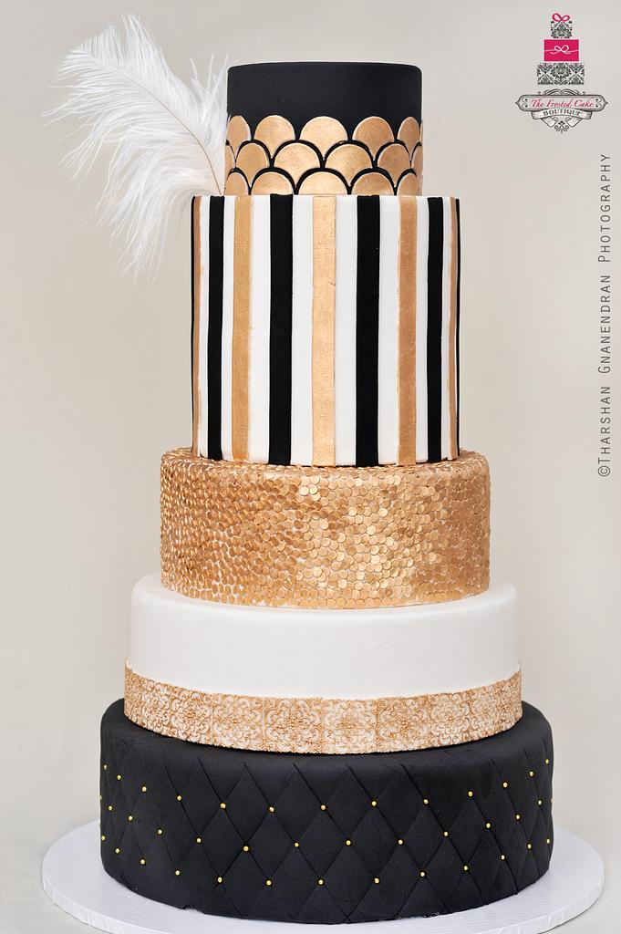 The Great Gatsby Wedding Cake Cake By Esther Williams Cakesdecor