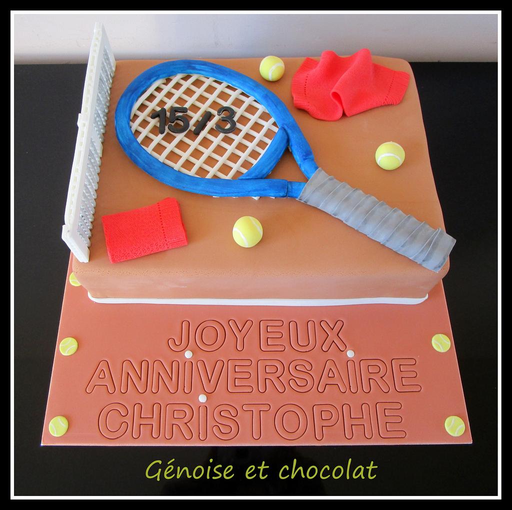 Tennis Cake Cake By Genoise Et Chocolat Cakesdecor