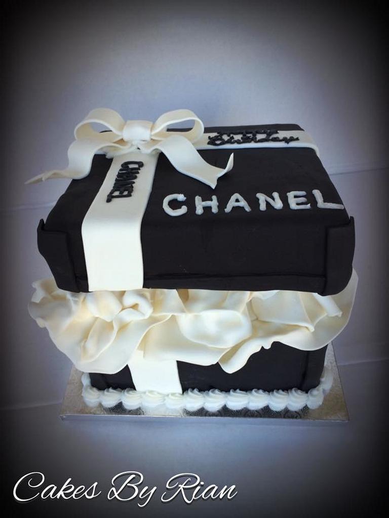 Chanel Gift Box - Decorated Cake by Cakes By Rian - CakesDecor