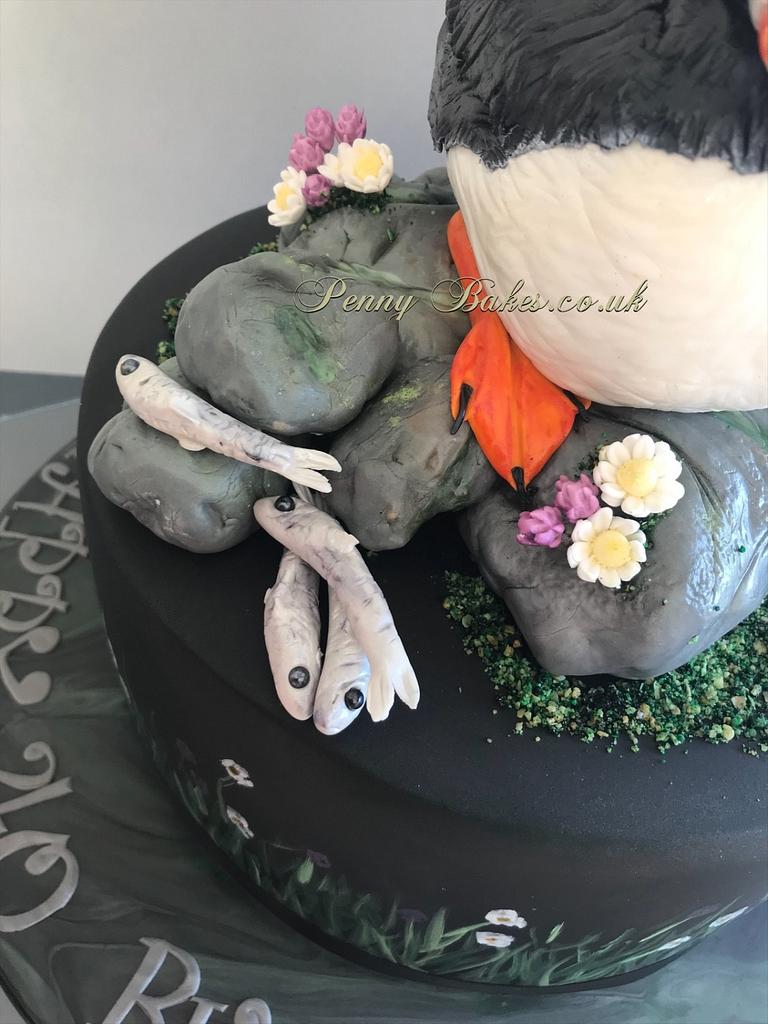 My Puffin Cake Cake by Penny Sue CakesDecor