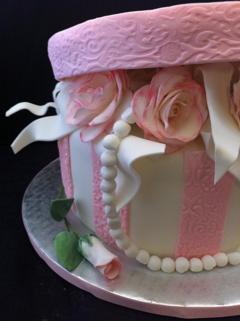 Hat Box Cake Cake By Memphiscopswife Cakesdecor