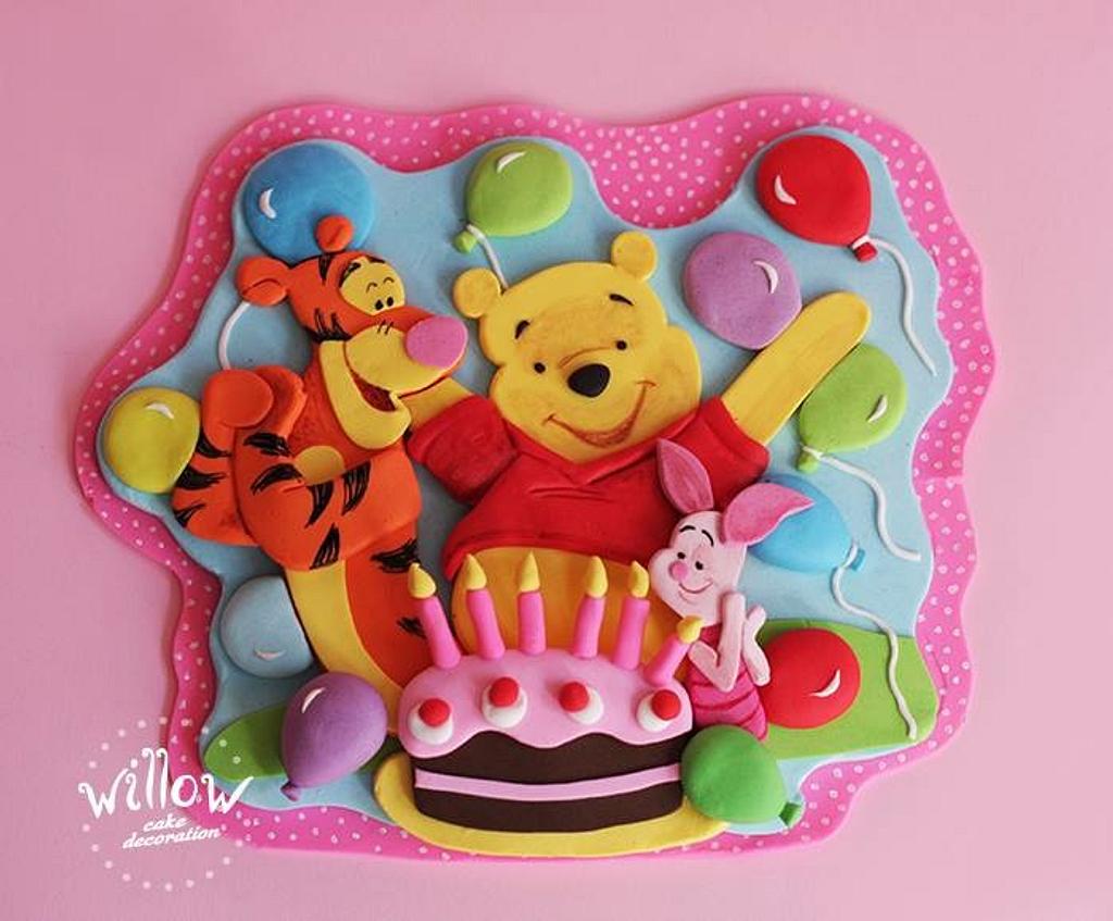 Winnie The Pooh N Friends Cake Delivery In Delhi NCR