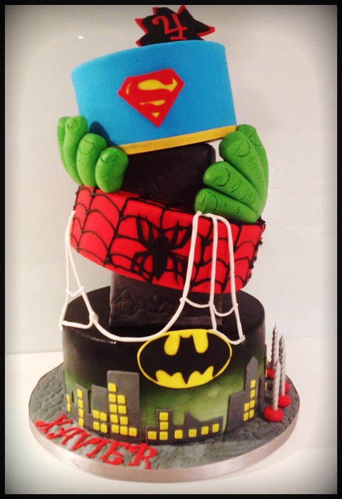 Super hero stack - Cake by Blame It On Cake! - CakesDecor